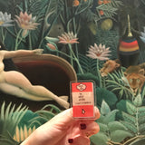 penguin book acrylic brooch