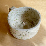 Mochi Rabbit Peekaboo Ceramic Botanical Handle Cup