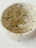 Floral Botical Pastel Mochi Rabbit Cup