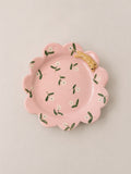Scallop Pink Plate