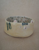 Tiger Ceramic Floral Cup