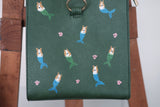 Corgi Mermaid Zipper Box Bag