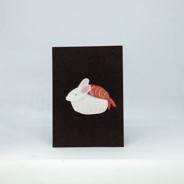 Sushi Rabbit Postcard