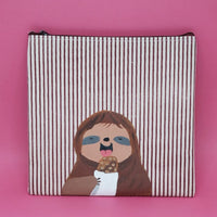 Sloth eating pouch