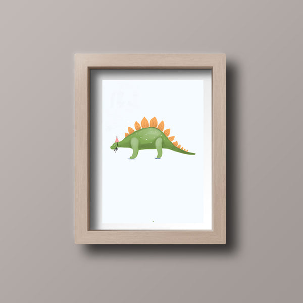 Party Dinosaur Postcard